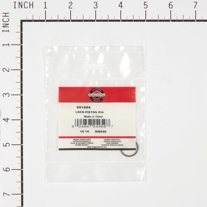 Briggs & Stratton - 691866 - LOCK-PISTON PIN
