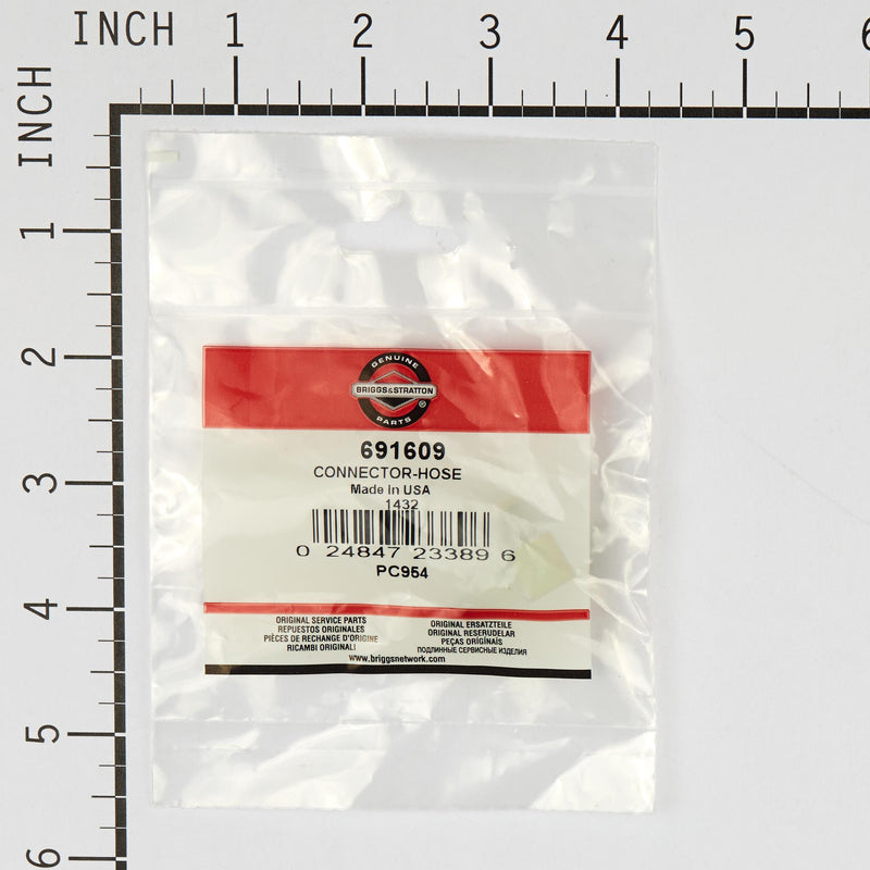 Briggs & Stratton - 691609 - CONNECTOR-HOSE