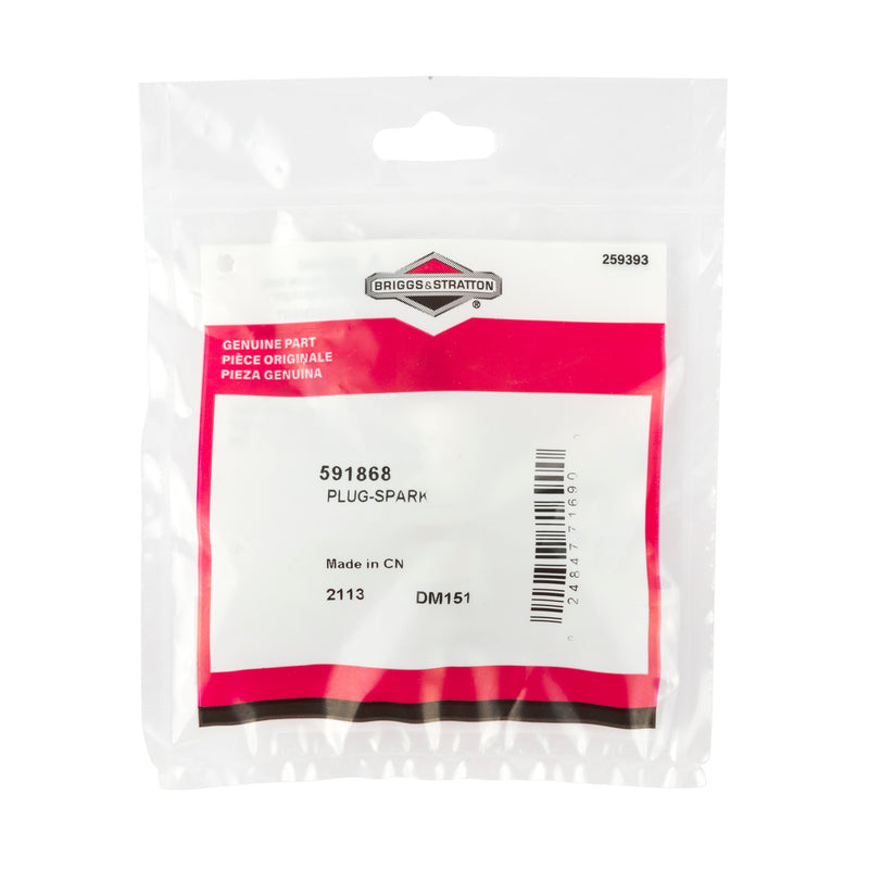 Briggs & Stratton - 591868 - Spark Plug for Model 625E, 675EX, 725EX Engines