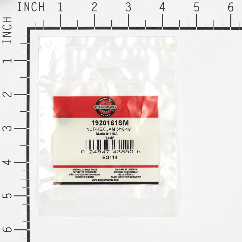 Briggs & Stratton - 1920161SM - NUT-HEX JAM 5/16-18