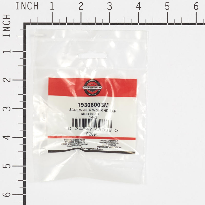 Briggs & Stratton - 1930600SM - SCREW-HEX WSHR HD TAP