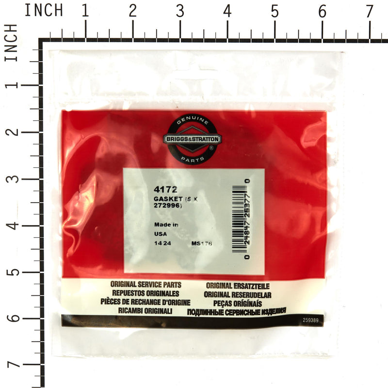 Briggs & Stratton - 4172 - GASKET (5 X 272996)