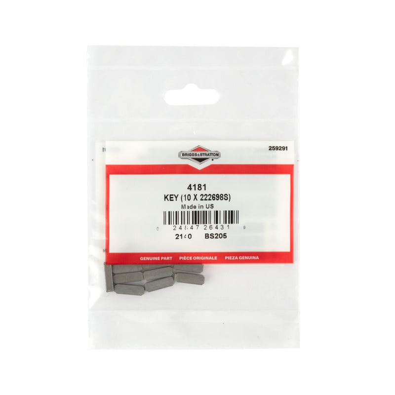 Briggs & Stratton - 4181 - 10 of 222698S Flywheel Key